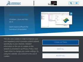 'scilab.org' screenshot
