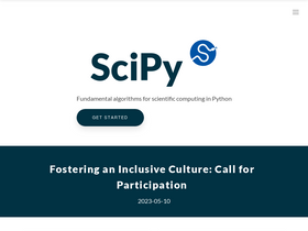'scipy.org' screenshot