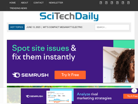 'scitechdaily.com' screenshot