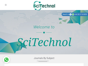 'scitechnol.com' screenshot