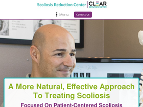 'scoliosisreductioncenter.com' screenshot