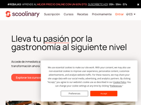 'scoolinary.com' screenshot