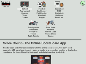 'scorecount.com' screenshot
