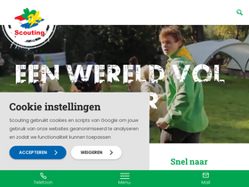 'scouting.nl' screenshot