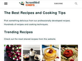 'scrambledchefs.com' screenshot