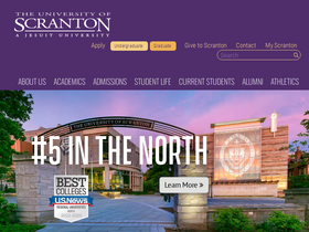 'scranton.edu' screenshot