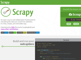 'scrapy.org' screenshot