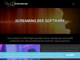'screamingbee.com' screenshot