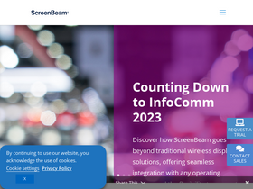 'screenbeam.com' screenshot
