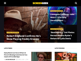 'screengeek.net' screenshot