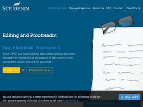 'scribendi.com' screenshot