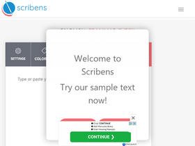 'scribens.com' screenshot