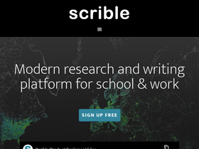 'scrible.com' screenshot
