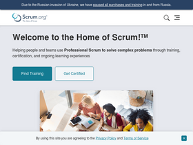 'scrum.org' screenshot