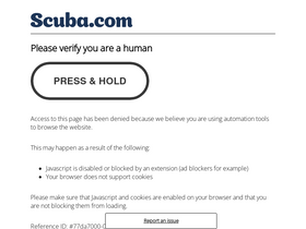 'scuba.com' screenshot