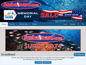 'scubaboard.com' screenshot