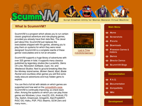 'scummvm.org' screenshot