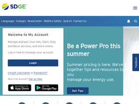 'sdge.com' screenshot