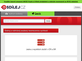 'sdilej.cz' screenshot
