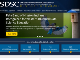 'sdsc.edu' screenshot