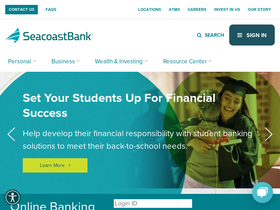 'seacoastbank.com' screenshot