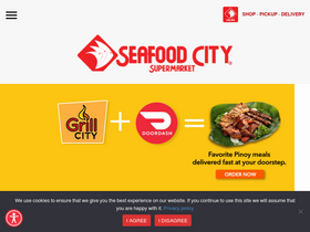'seafoodcity.com' screenshot