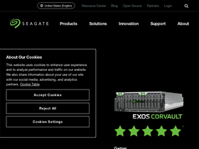 'seagate.com' screenshot