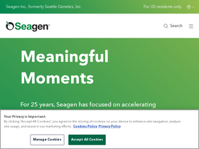 'seagen.com' screenshot