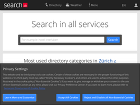 'search.ch' screenshot