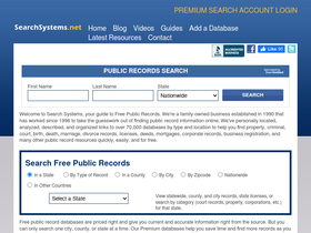 'searchsystems.net' screenshot