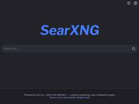 'searx.org' screenshot
