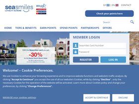 'seasmiles.com' screenshot