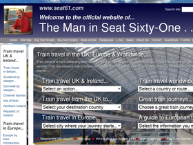 'seat61.com' screenshot