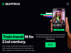 'seatfrog.com' screenshot
