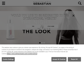 'sebastianprofessional.com' screenshot