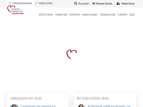 'secardiologia.es' screenshot