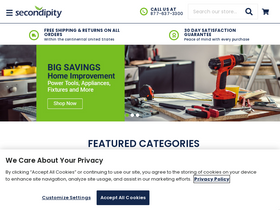 'secondipity.com' screenshot