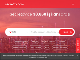 'secretcv.com' screenshot