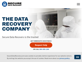 'securedatarecovery.com' screenshot