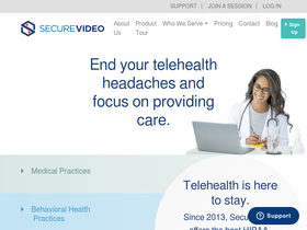 'securevideo.com' screenshot