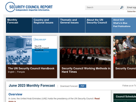 'securitycouncilreport.org' screenshot