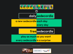 'sedecordle.com' screenshot