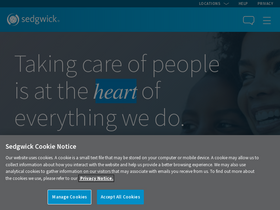 'sedgwick.com' screenshot