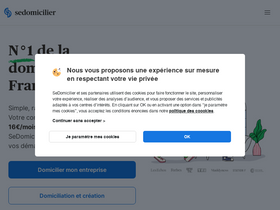 'sedomicilier.fr' screenshot