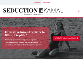 'seductionbykamal.com' screenshot