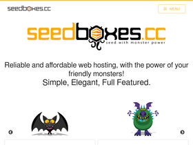 'seedboxes.cc' screenshot