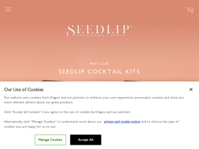 'seedlipdrinks.com' screenshot