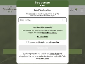 'seedsman.com' screenshot