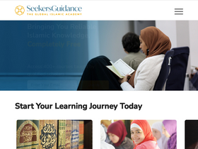 'seekersguidance.org' screenshot