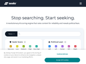 'seekr.com' screenshot